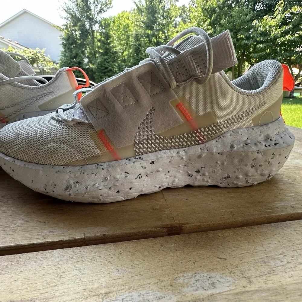 Nike Shoes Crater Impact Cream Orange Sneakers‎ Size 6.5